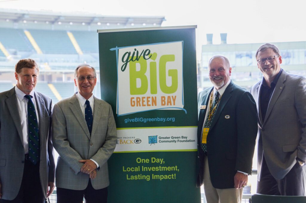 Greater Green Bay Community Foundation announces partnership with Green Bay Packers Foundation for community-wide giving day: Give BIG Green Bay